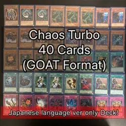 Chaos Turbo Retro (Goat Format) Japanese only Deck Yu-Gi-Oh card fym0-11 - Image 1