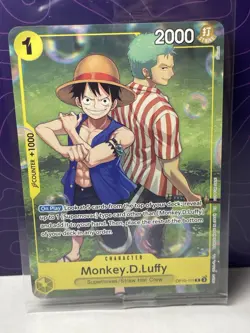 One Piece Card Game One Piece TCG Monkey D. Luffy OP-10-111 Promo Mint Sealed - Image 1