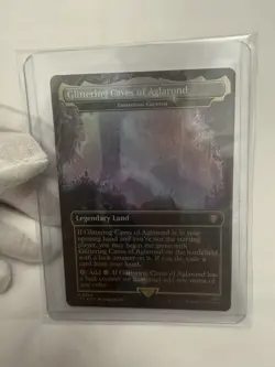 MTG LOTR Glittering Caves of Aglarond Mythic Rare Gemstone Caverns Card 346 WOTC - Image 2