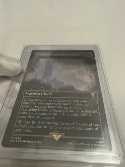 MTG LOTR Glittering Caves of Aglarond Mythic Rare Gemstone Caverns Card 346 WOTC - Image 4