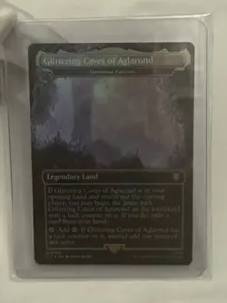 MTG LOTR Glittering Caves of Aglarond Mythic Rare Gemstone Caverns Card 346 WOTC - Image 5