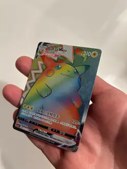 Pokemon S-Chinese Card Sword&Shield CS1aC-202 Pikachu VMAX HR Rainbow Rare Holo - Image 4