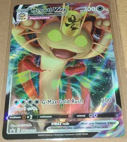 Meowth VMAX SWSH005 SWSH: Sword & Shield Promo Cards Holo - Image 1