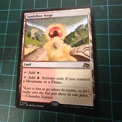 MTG 1x Sunbillow Verge Aetherdrift Regular Rare Dual Land NM New Magic Gathering - Image 1
