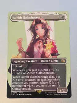 Aerith Gainsborough (Borderless) Final Fantasy Regular - Image 1
