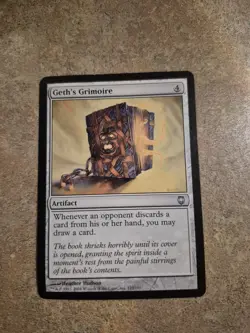 1x Geth's Grimoire - NM English MTG - Darksteel - Image 1