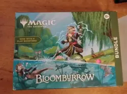 Opened Bloomburrow Magic The Gathering Bundle Box with 9 Play Boosters Packs - Image 1