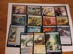 Opened Bloomburrow Magic The Gathering Bundle Box with 9 Play Boosters Packs - Image 3