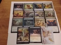 Opened Bloomburrow Magic The Gathering Bundle Box with 9 Play Boosters Packs - Image 5