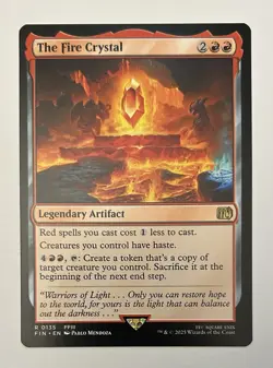 Magic The Gathering The Fire Crystal - FINAL FANTASY (FIN) - MTG -Regular - Image 1