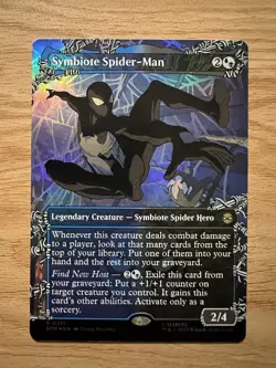 MTG Symbiote Spider-Man (Borderless) Marvel's Spider-Man 217 Foil - Image 1