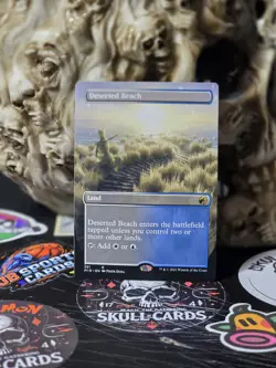 ☠☠ Deserted Beach (Borderless) Innistrad: Midnight Hunt Regular - Image 1