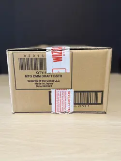MAGIC THE GATHERING MTG COMMANDER MASTERS SEALED 6 BOX DRAFT BOOSTER CASE - Image 3