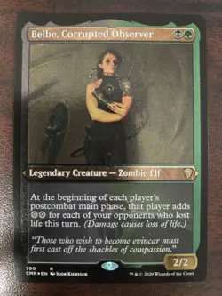 Belbe, Corrupted Observer NM ETCHED FOIL Commander Legends MTG FREE SHIPPING - Image 1