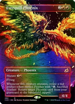 Everquill Phoenix (Showcase) Ikoria: Lair of Behemoths NM Foil - Image 1