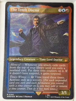 The Tenth Doctor - THICK STOCK - Commander: Doctor Who - Magic the Gathering MTG - Image 1