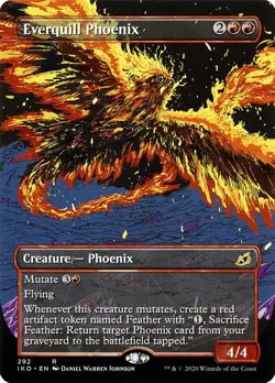 Everquill Phoenix (Showcase) Ikoria: Lair of Behemoths NM Non-Foil - Image 1