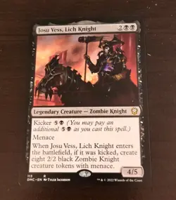 108x Josu Vess, Lich Knight Magic The Gathering Commander Deck / Used / MTG - Image 1