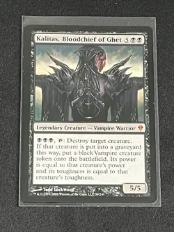 Kalitas, Bloodchief of Ghet Zendikar Magic The Gathering - Image 1