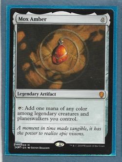 19 Mox Amber Dominaria (DOM) #224 Near Mint (NM) Never Played MTG - Image 1