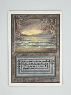 MTG UNDERGROUND SEA Unlimited Edition Regular MT+ Rare Magic The Gathering - Image 1