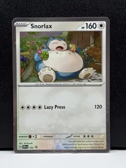 Pokemon TCG: Snorlax SVP 122 - 3 SWIRLS 🌀 Twilight Masquerade Promo Near Mint - Image 1