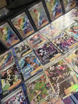 Pokemon Trainer 27 Card Lot Includes 6 Rainbow Trainers - Image 1
