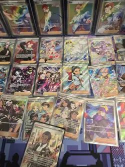 Pokemon Trainer 27 Card Lot Includes 6 Rainbow Trainers - Image 4