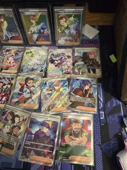 Pokemon Trainer 27 Card Lot Includes 6 Rainbow Trainers - Image 5