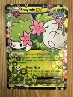 Shaymin EX - XY148 - Pokemon XY Promo Ultra Rare Card DMG - Image 1