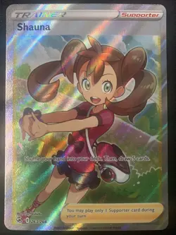 Shauna Full Art 263/264 - Ultra Rare Fusion Strike Pokemon TCG - Near Mint - Image 1