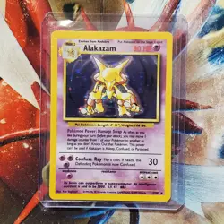 Alakazam - 1/102 - Holo Rare - Base Set - Pokemon Card - Lot #608 - Image 1