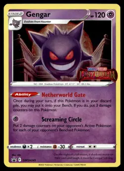 2022 Pokemon Lost Origin Gengar Rare Holo #SWSH241 A1 - Image 1