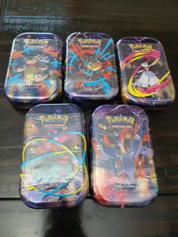 Pokemon: Mega Evolution Mini Tins Sealed (Set of 5) - Image 1