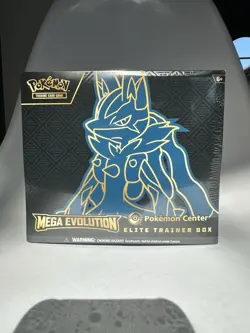 Pokemon Center ETB Mega Evolution Lucario Elite Trainer Box - Image 1