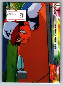 Pokemon Card ASH AND COMPANY #9 Mewtwo Strikes Back Blue Logo Topps - Image 1