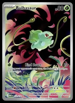 Pokemon TCG Mega Evolutions #133/132 Bulbasaur NM - Image 1
