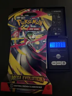 (VERY HEAVY) 33.37g Pokemon TCG Mega Evolution Sleeved Booster Pack (SEALED)✅ - Image 1