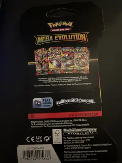 (VERY HEAVY) 33.37g Pokemon TCG Mega Evolution Sleeved Booster Pack (SEALED)✅ - Image 3