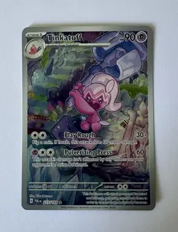 Tinkatuff 217/193 - Pokemon Paldea Evolved Illustration Rare NM Pack Fresh - Image 1