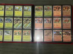 Pokemon Scarlet Violet Obsidian Flames Complete Master Set with Some Promos - Image 4