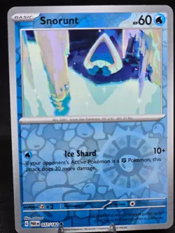 Pokemon TCG Snorunt 037/182 Paradox Rift Reverse Holo NM - Image 1