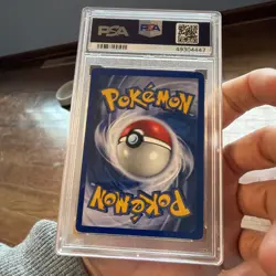 1999 POKEMON JUNGLE PRERELEASE #1 CLEFABLE-HOLO PSA 4 - Image 2