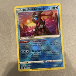 Pokemon TCG Radiant Greninja Sword & Shield - Astral Radiance 046/189 Holo - Image 1