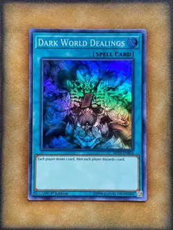 Yugioh Dark World Dealings MYFI-EN054 Super Rare 1st Ed NM - Image 1