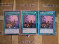 YUGIOH 3X DARK WORLD LIGHTNING LCJW-EN249 SECRET 1ST ED NM - Image 1