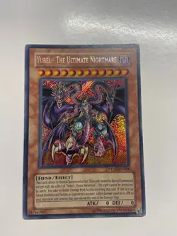 USA Seller Yugioh Yubel - The Ultimate Nightmare PTDN-EN008 Secret Rare MP - Image 1