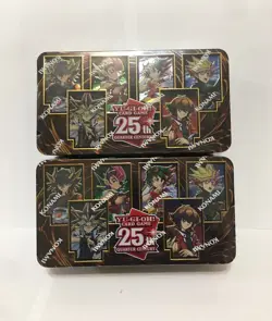 Yu-Gi-Oh! 2023 Dueling Heroes Tin 25th Anniversary Factory Sealed Lot Of 2 - Image 1