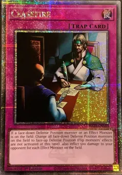 Ceasefire Yu-Gi-Oh! RA03-EN105 1st Quarter Century Secret Rare - Image 1
