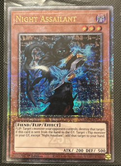 Night Assailant Yu-Gi-Oh! RA03-EN139 1st Quarter Century Secret Rare - Image 1